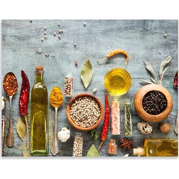 Kuchyňské prkénko Skleněná Ochranná Deska a Krájecí Prkénko | Indukce, Sporák ds-0153