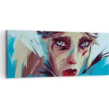 Obraz Foto obraz na plátně 100x40 abstrakce do obýváku ložnice na zeď velký