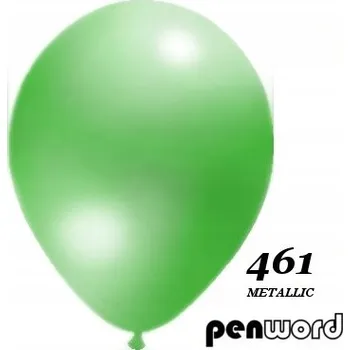 Balónek BALÓN METALICKÝ ZELENÝ 10" PALCŮ 100 KUSŮ EURO