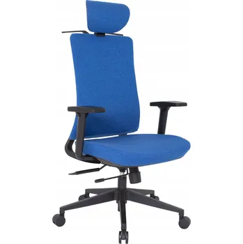 Otočné křeslo v odstínech modré