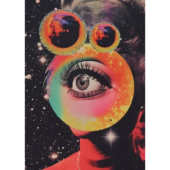 Plakát Plakát Oko v Kosmu bez rámu 21 x 29,7 cm