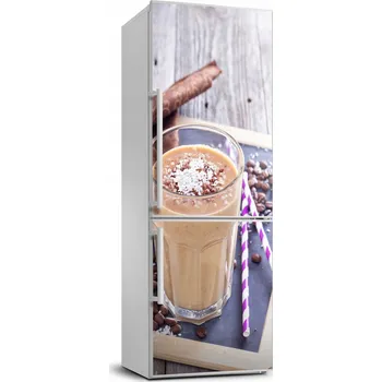 Fototapeta Samolepící nálepka na ledničku s čokoládovým koktejlem