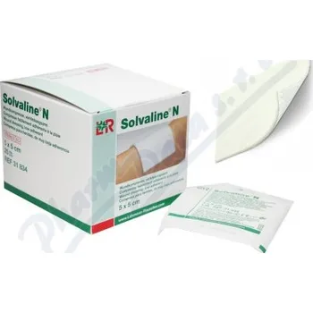 Kompres LOHMANN RAUSCHER Komprese Solvaline N spec.savá steril.5x5cm 25ks 5X5CM,STERILNÍ,OBOUSTRANNĚ POUŽITELNÉ,25KS