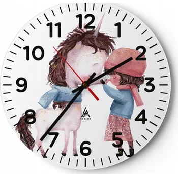 Hodiny Kuchyňské nástěnné hodiny 30x30 Pro Děti Moderní skleněné hodiny Tiché