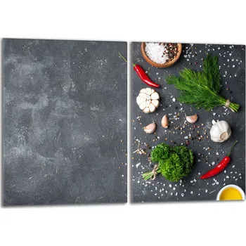 Obraz Krájecí deska TMK ArtDeko sklo 2 ks