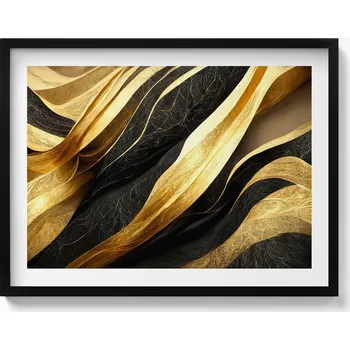 Obraz Obraz v rámu na zeď do obýváku Elegantní abstrakce 80x60 cm