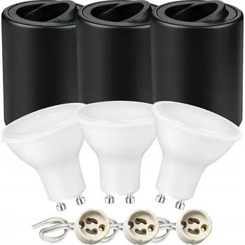 Bodové svítidlo Stropní bodové svítidlo kulatý LEDLUX černé