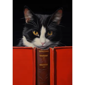 Plakát Plakát Kočičí žák bez rámu 70 x 100 cm