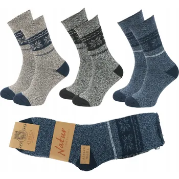 Pánské ponožky Pánské ponožky Ponožky Aleszale Alpaca béžové velikosti 44-47