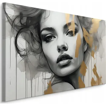 Obraz Obraz Na Plátně PORTRÉT Ženy Abstrakce 40x30