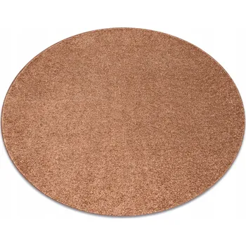Koberec MĚKKÝ KOBEREC INDUS kulatý 200 cm melír měděná 201001