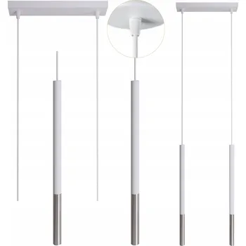 ZÁVĚSNÁ STROPNÍ LAMPA LUSTR TUBA MODERNÍ LOFT styl 2xG9 10W LED