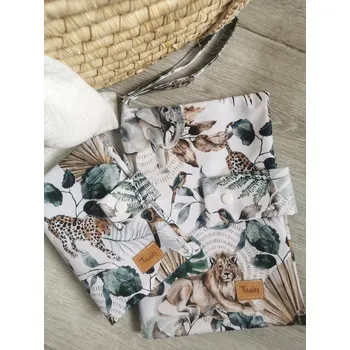 Obal na doklad Malá sada Jungle - (plenkovník + obal na očkovací průkaz)