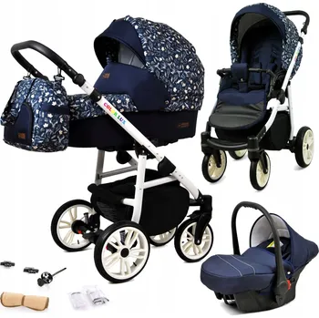 Kočárek Dětský kočárek 3v1 BabyLux Colorlux - sporťák, hluboká korba, autosedačka