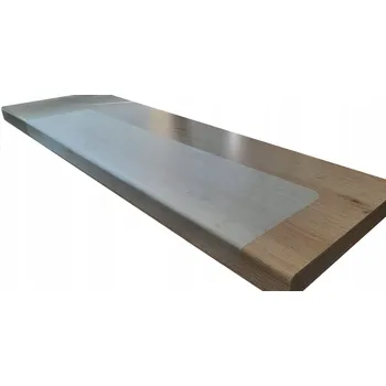 Nášlap na schod Nášlapy na schody z dubového dřeva GLASS 20x90 cm