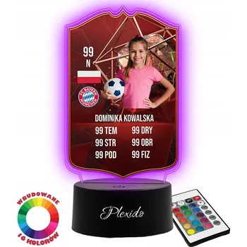 Lampička Plexido vícebarevná Noční lampa