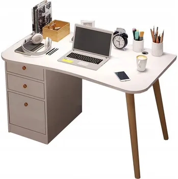 Psací stůl Psací stůl MuvuHome STYLOWE BIURKO DO DOMU 100 x 50 x 73 cm bílý