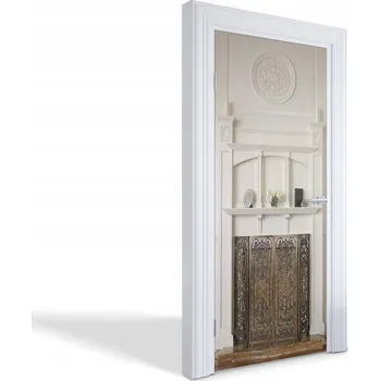 Fototapeta Samolepící nálepka na dveře skříně Elegantní krb 95 x 205 cm