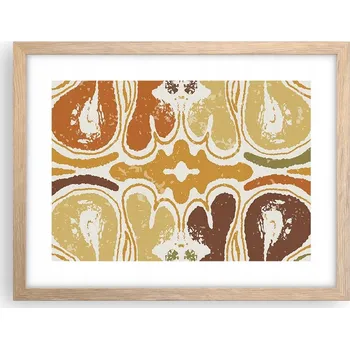 Obraz Obraz plakát v rámu světlý dub do obýváku 40x30 vintage foto na zeď