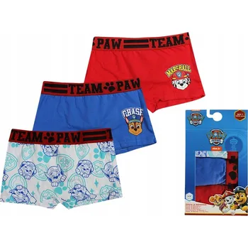 Chlapecké spodní prádlo PSI Tlapková patrola BOXERKY PRO DĚTI CHLAPECKÉ SPODNÍ PRÁDLO 3-BALENÍ 5/6 LET 116 CM