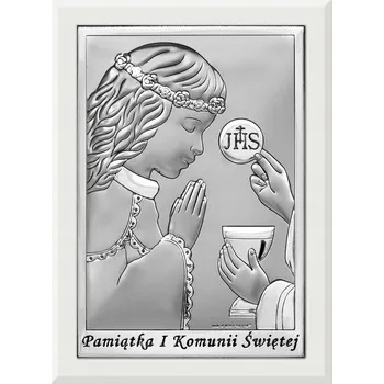 Obraz Obrázek k prvnímu svatému přijímání, památka na první svaté přijímání pro dívku, 8x11 cm