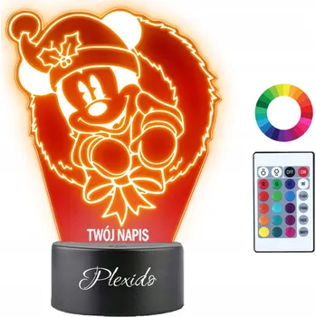 Lampička Plexido vícebarevná Noční lampa