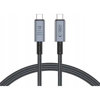 Datový kabel Kabel Tech-protect USB typ C - USB typ C 1 m šedý