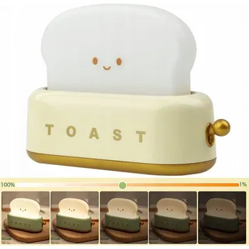 Lampička NOČNÍ LAMPA LED PRO DĚTI NA USÍNÁNÍ TOUSTOVAČ NA BATERIE, STMÍVATELNÁ