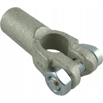 Akumulátorová svorka / konektor - mínusová přímá, Pocínovaná mosaz