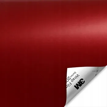 Polep vozidla 3M 2080 | FÓLIE pro změnu barvy auta 50x152 SP273 Satin Vampire Red
