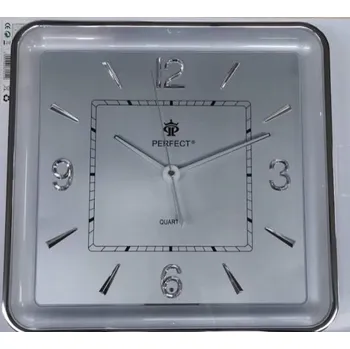 Hodiny Čitelné analogové nástěnné hodiny Perfect PW 165 SE SOUMRAKOVÝM SENZOREM