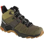 Tmavě zelené pánské kotníkové outdoorové boty Salomon X Ultra 4 Mid GTX 417398 Velikost: 43 1/3