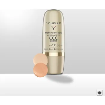 Přípravek na opalování YONELLE Metamorphosis Hydroactive 02 opalovací CC krém SPF 41-50 30 ml