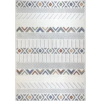 Koberec KOBEREC DESIRE 24652A MODERNÍ VZOR KRÉMOVÝ BAREVNÝ 80x150