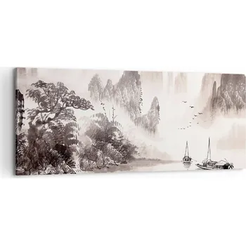 Obraz Foto obraz na plátně 100x40 krajina obývací pokoj ložnice na zeď velký