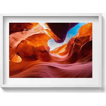 Obraz Dekorativní obraz v rámu na zeď do obýváku Krajina skály kaňonu 70x50 cm