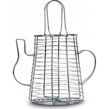 Obraz Koš na ovoce kovový stříbrný