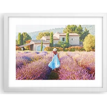 Obraz Obraz plakát v bílém rámu do obýváku 40x30 krajina foto na zeď