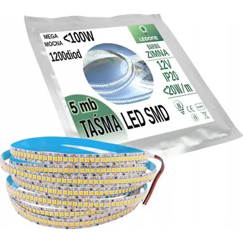 LED páska Mega LED pásek 1200 LED Premium 2835 IP20 5m