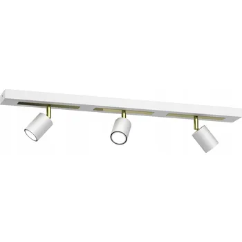 Bodové svítidlo Luminex 1667 bodové svítidlo Rodez bílo-zlaté 3xGU10