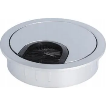 Obraz Kabelová průchodka kulatý x 6,8 cm, kovová, stříbrná