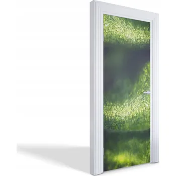 Fototapeta Dekorativní samolepka na dveře, skříň nebo nábytek - Zelená textura 75x205 cm