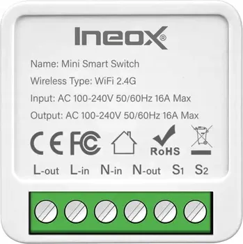 IP kamera Mini WiFi spínač Ineox s měřením spotřeby