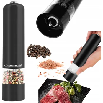 Kuchyňský mlýnek Elektrický mlýnek ESPERANZA, plast, černý