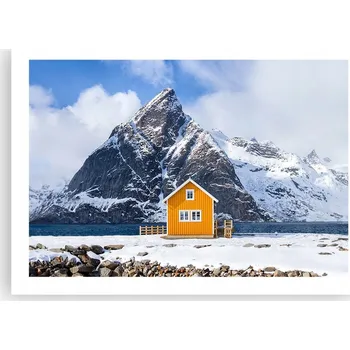 Obraz Plakát bez rámu do obýváku, ložnice 70x50 zima moderní módní obraz