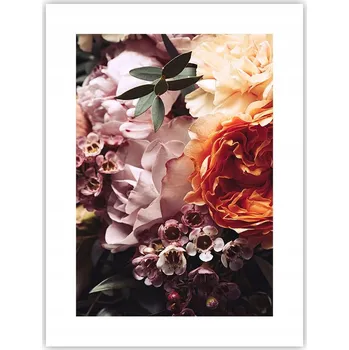 Obraz Obraz plakát do obýváku ložnice 30x40 květy plakáty na zeď bez rámu