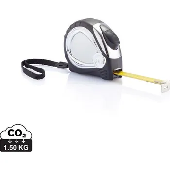 metr Automatický chromovaný svinovací metr - 5 m/19 mm, Firemní dárkové předměty s vlastním potiskem