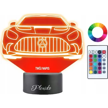 Lampička Noční lampa Plexido vícebarevná