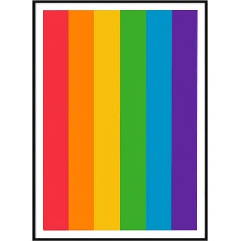 Obraz Plakát LGBT bez rámu 29,7 x 42 cm
