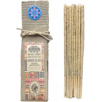 Vonná tyčinka Vonné tyčinky s pryskyřicí pro rituály Dračí krev 8ks Banjara